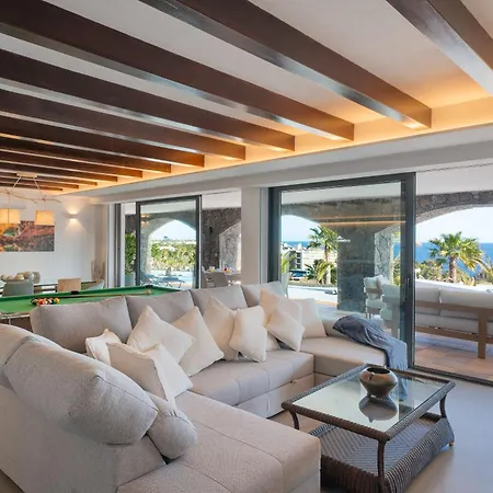Arcos, Piscina Privada Climatizada Y Jacuzzi Con Maravillosas Vistas Al Islote De Lobos プラヤ・ブランカ
